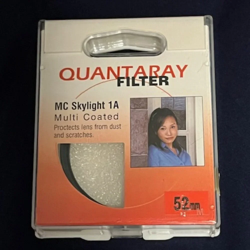 Photo & Video52mm Multi Coated Skylight 1A Glass Lens Filter Protector Quantaray